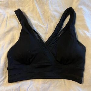 Black Women's Sports Bra
